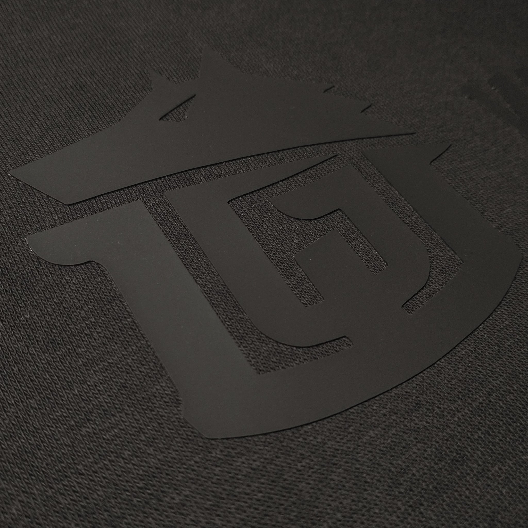 GAME-WORN® Hockey Age Washed Sideline Hoodie - Charred Black and Black