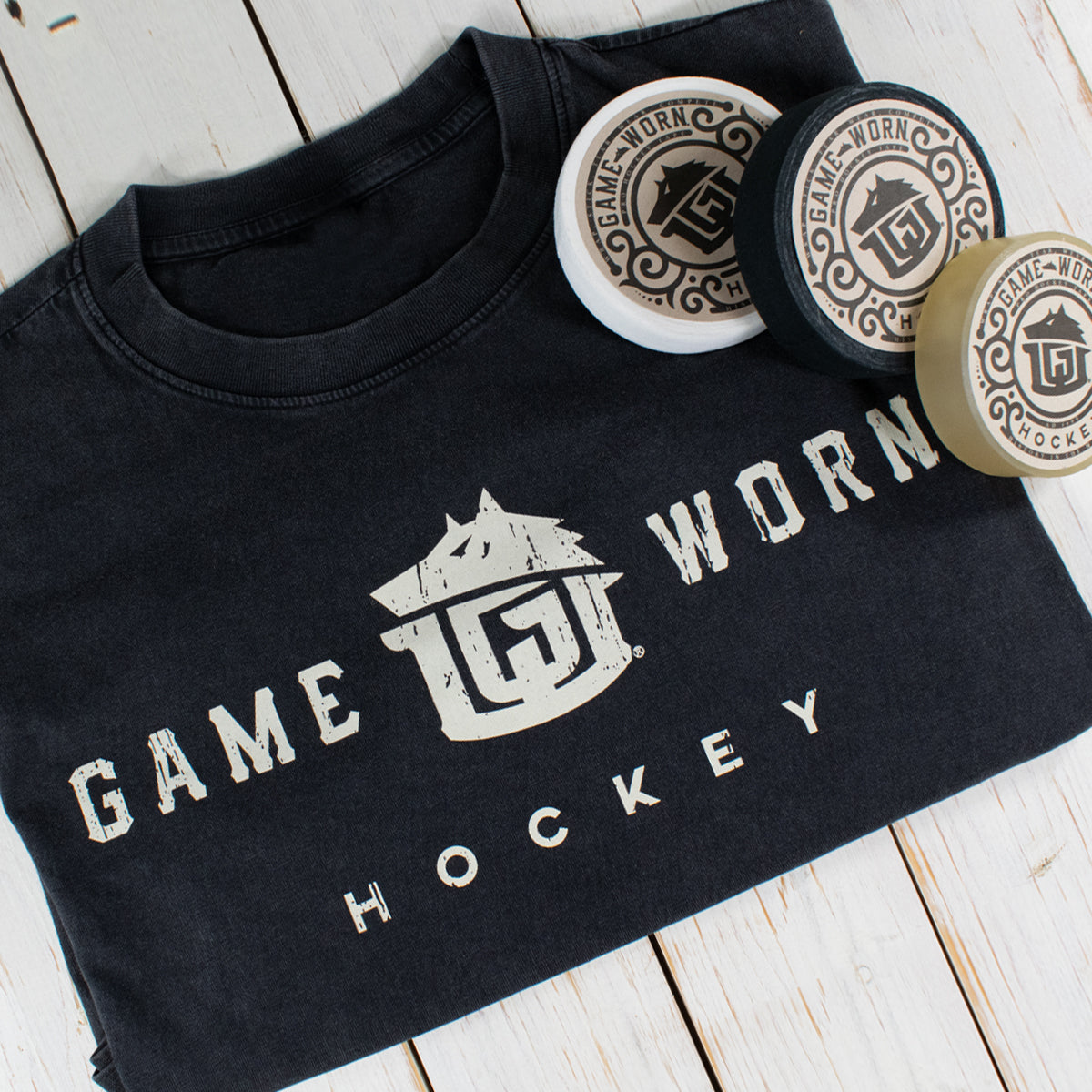 GAME-WORN® Hockey Age Washed T-Shirt