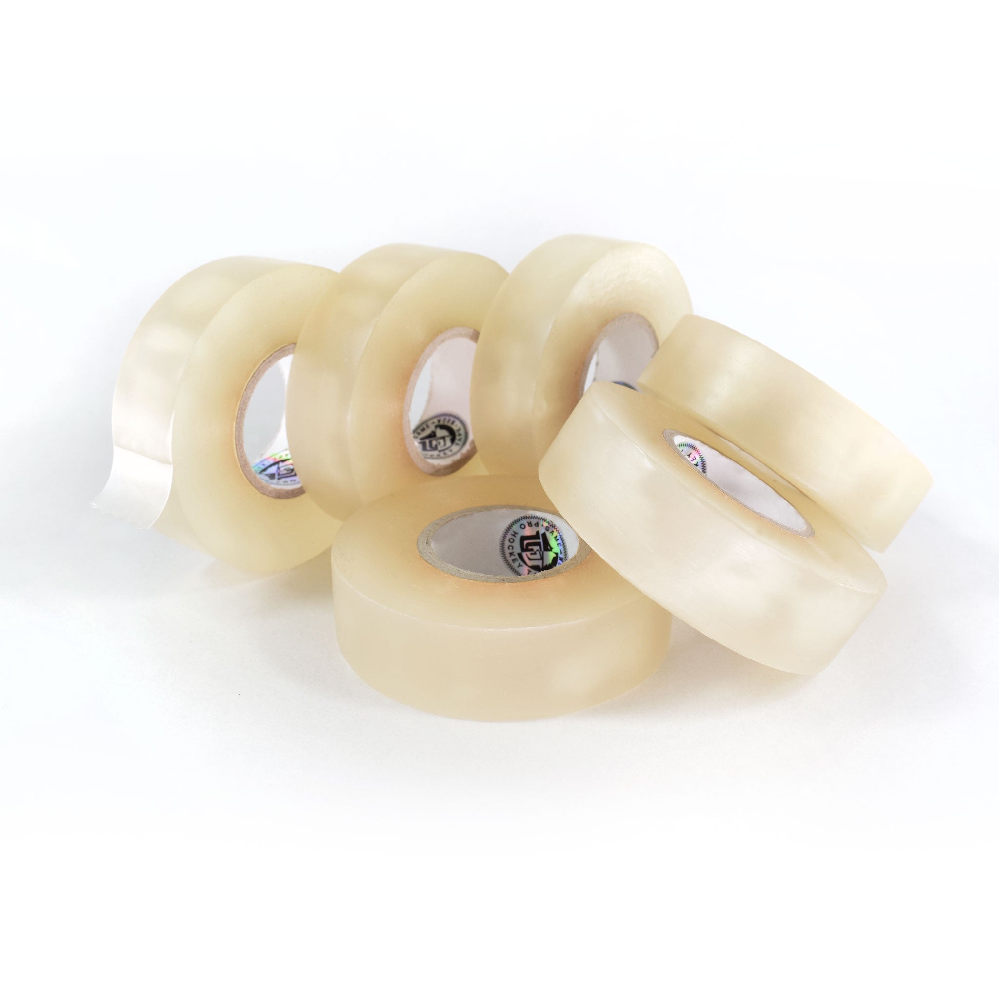 GAME-WORN® Classic Clear Ice Hockey Leg Tape Six Rolls