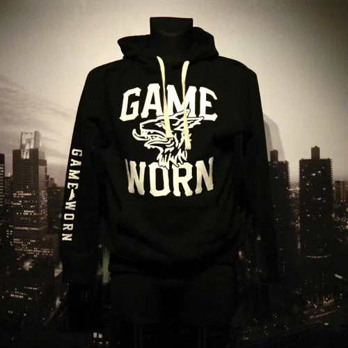 GAME-WORN® Pullover Hoodie - Charred Black/Old White