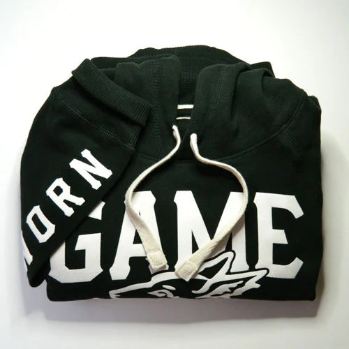 GAME-WORN® Pullover Hoodie - Charred Black/Old White