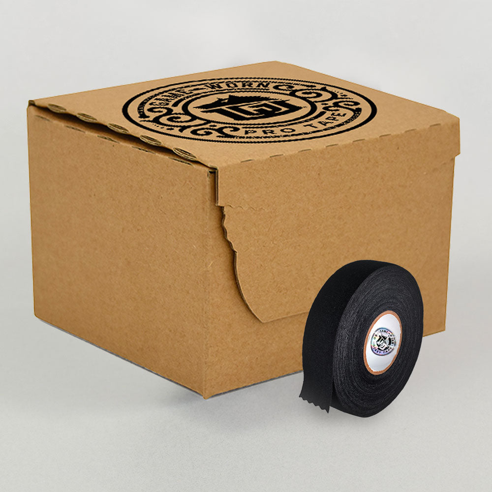 GAME-WORN® Traditional Black Ice Hockey Stick Tape 20 Rolls