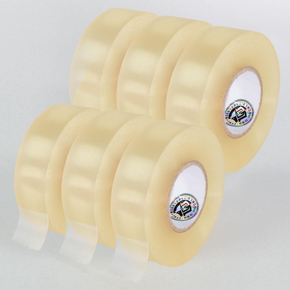GAME-WORN® Classic Clear Ice Hockey Leg Tape Six Rolls