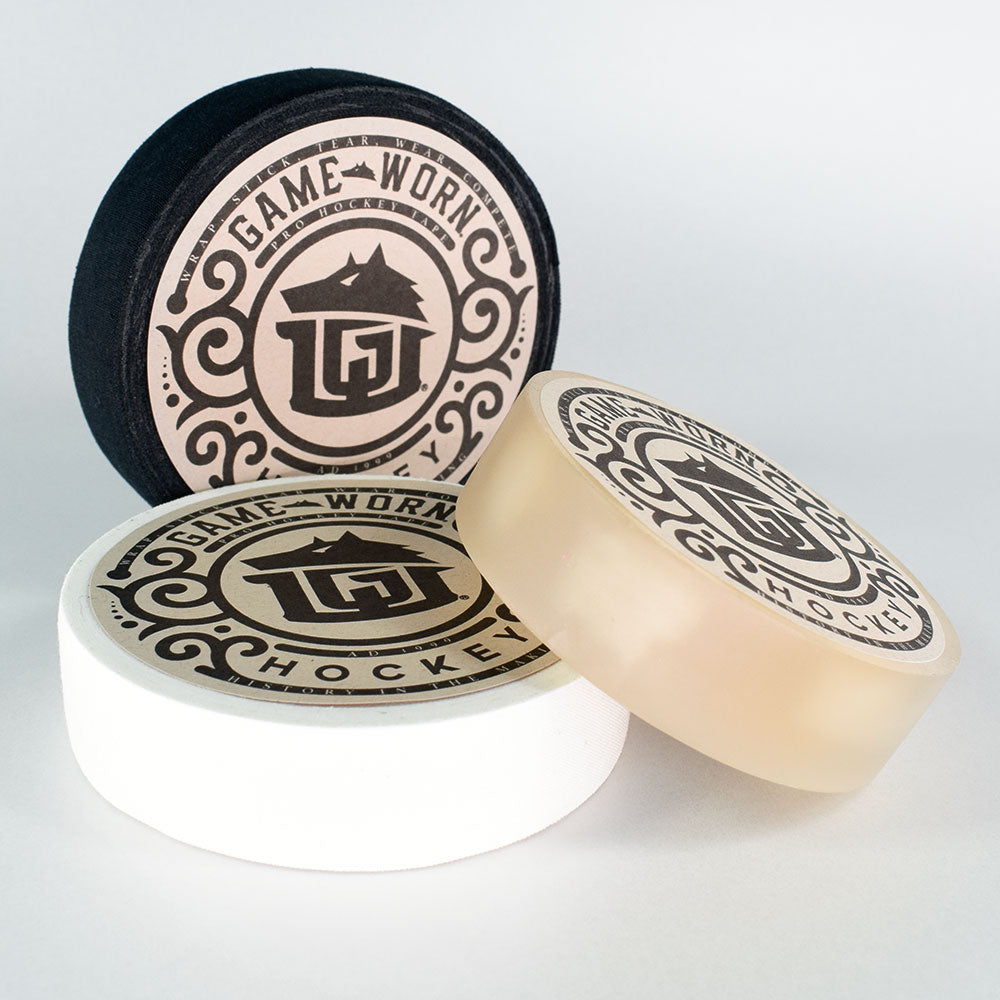 GAME-WORN® Traditional Black Ice Hockey Stick Tape