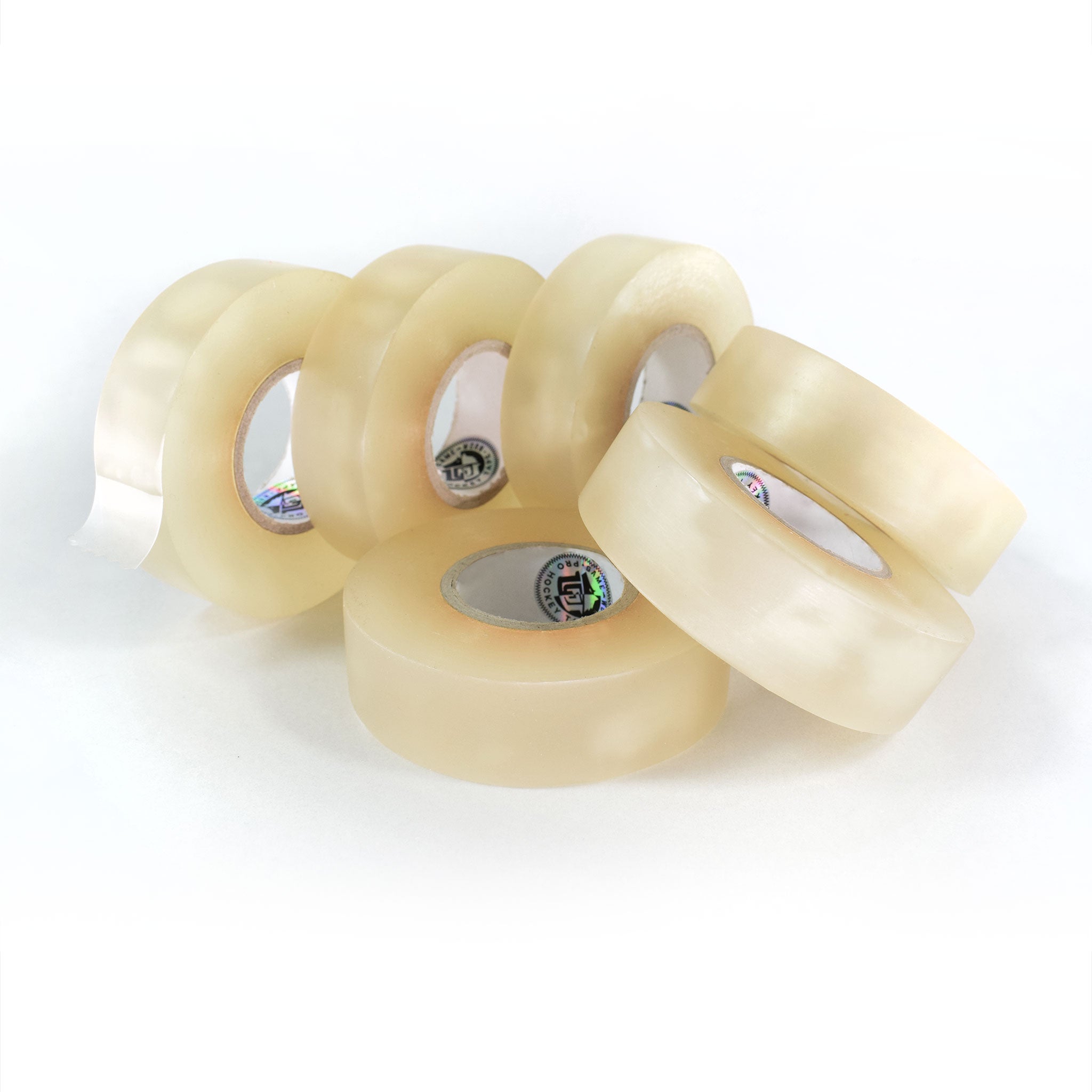 GAME-WORN® Classic Clear Ice Hockey Leg Tape Six Rolls