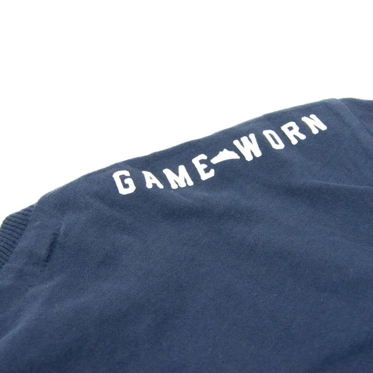 GAME-WORN® T-Shirt G-W Print Vintage Navy & White