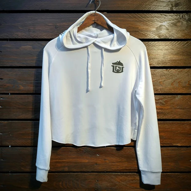 Ladies GAME-WORN Rough Cut Cropped Work Out Hoodie