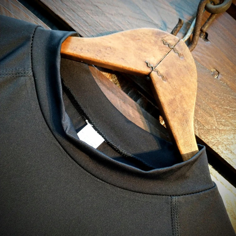 GAME-WORN® Base Layer Top Stealth Black and Gold