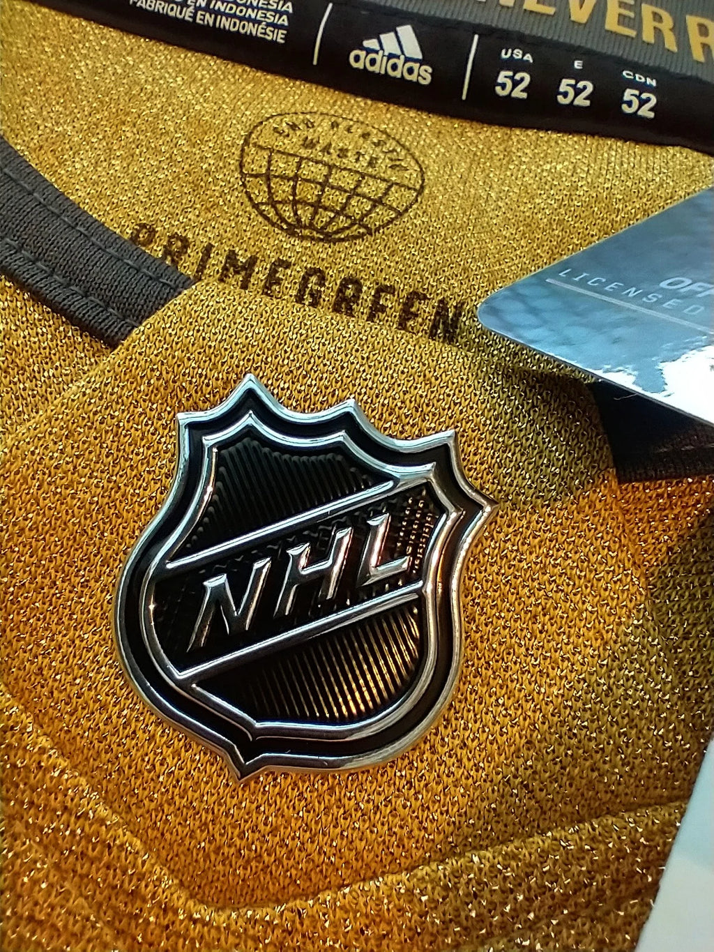 2021-on Vegas golden Knights Alternate NHL Adidas Authentic Ice Hockey
