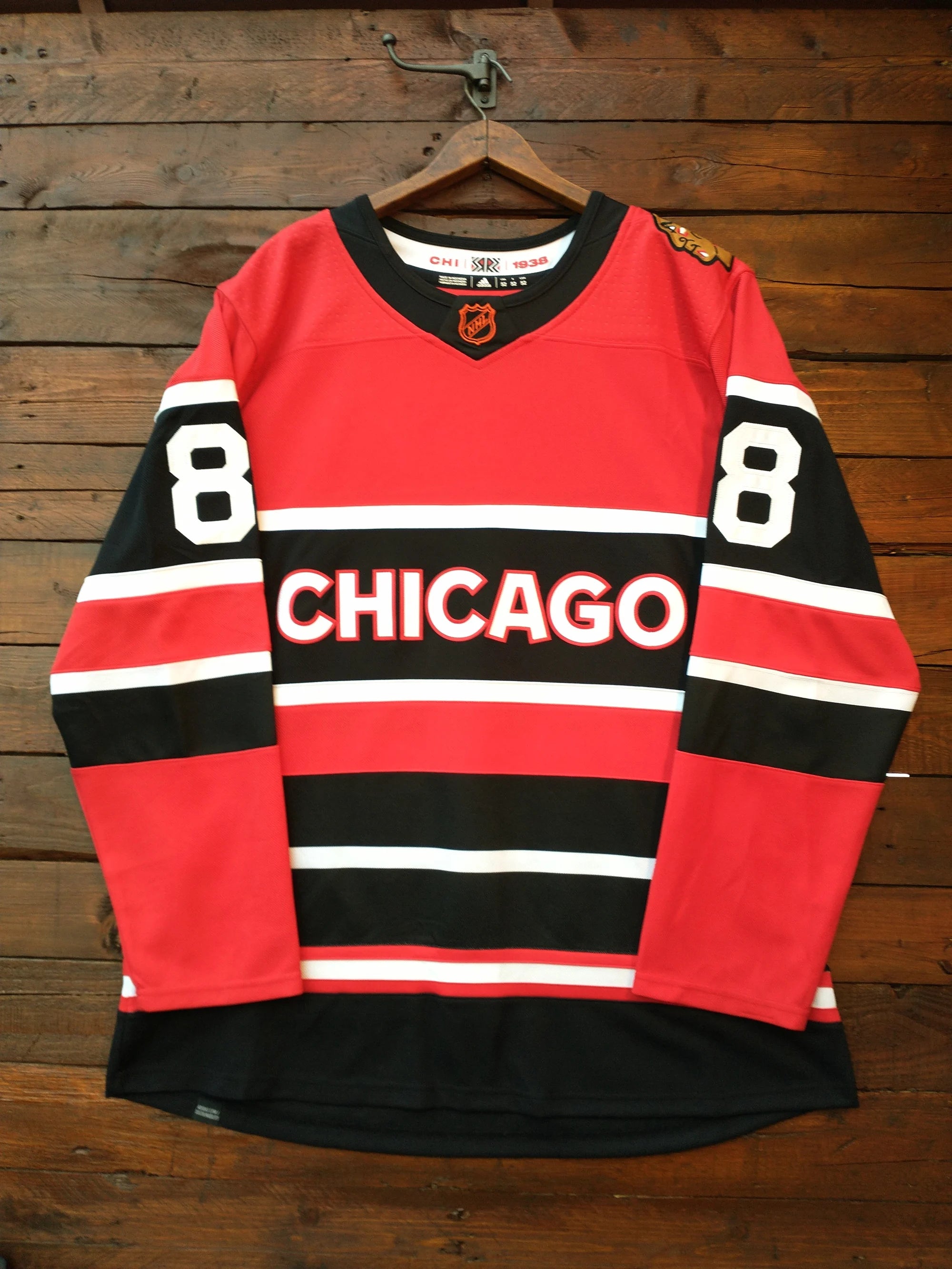 2022-23 Chicago Blackhawks Patrick Kane #88 Reverse Retro Two NHL Authentic Adidas Ice Hockey Jersey