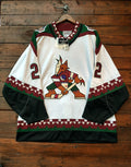 1996-98 Phoenix Coyotes NHL Authentic Starter Ice Hockey Jersey #22 Mike Gartner - Autographed