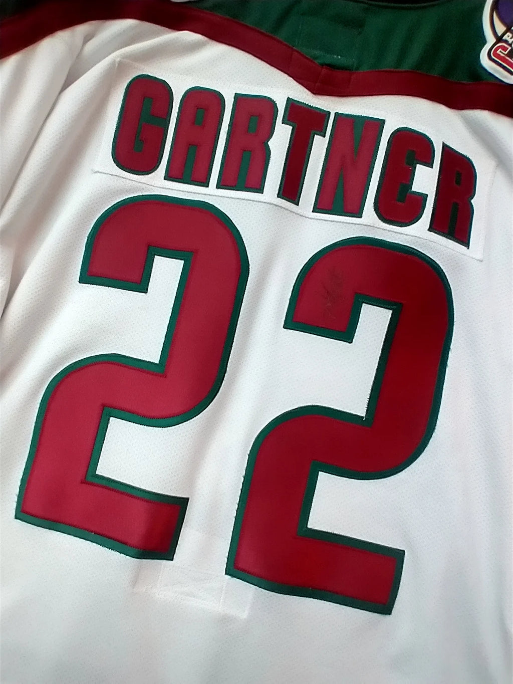 1996-98 Phoenix Coyotes NHL Authentic Starter Ice Hockey Jersey #22 Mike Gartner - Autographed