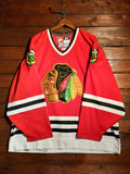 1996-99 Chicago Black Hawks NHL Authentic Ice Hockey Jersey