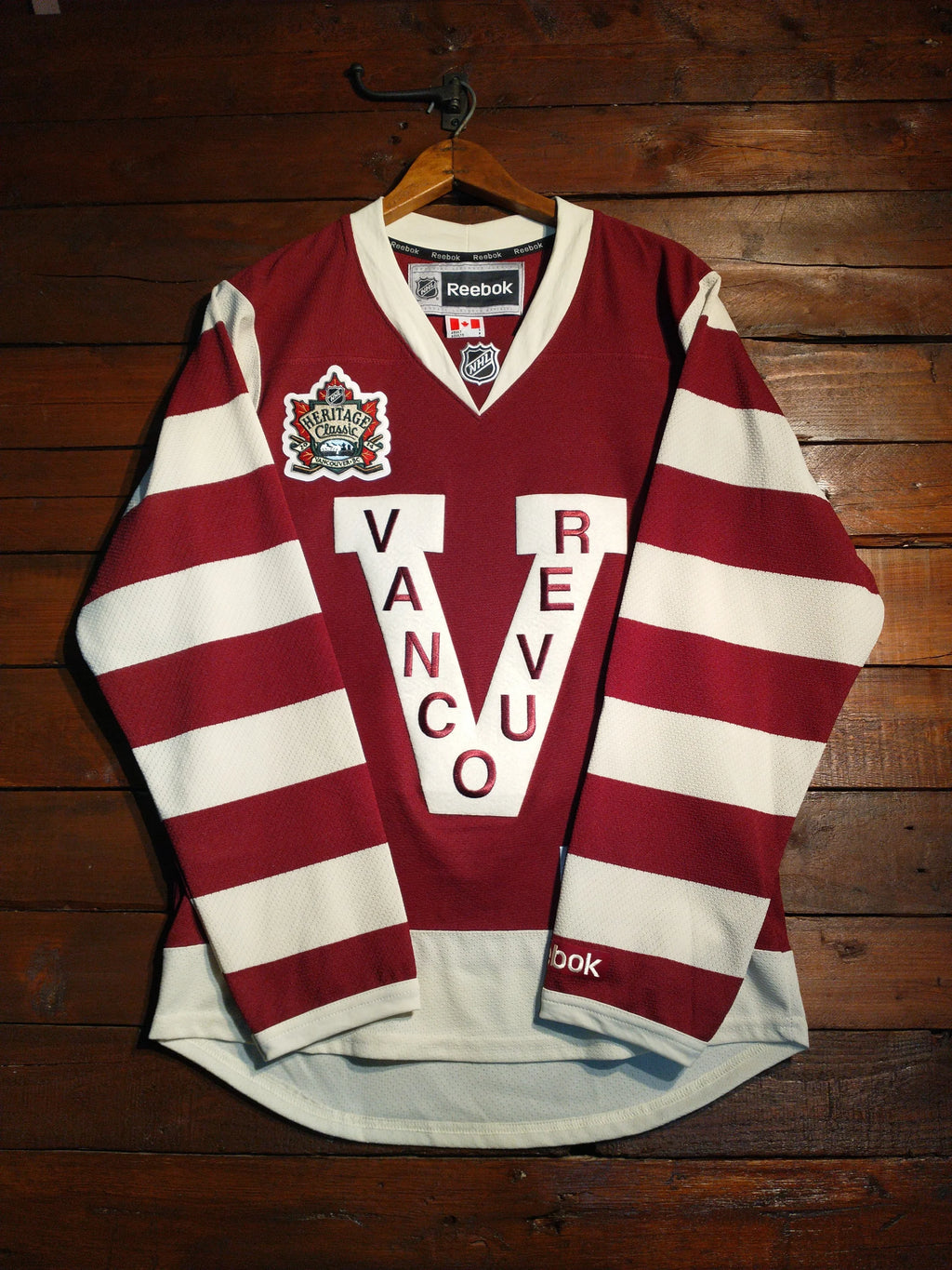 2014 Vancouver Canucks Heritage Classic NHL Reebok Premier Ice Hockey Jersey