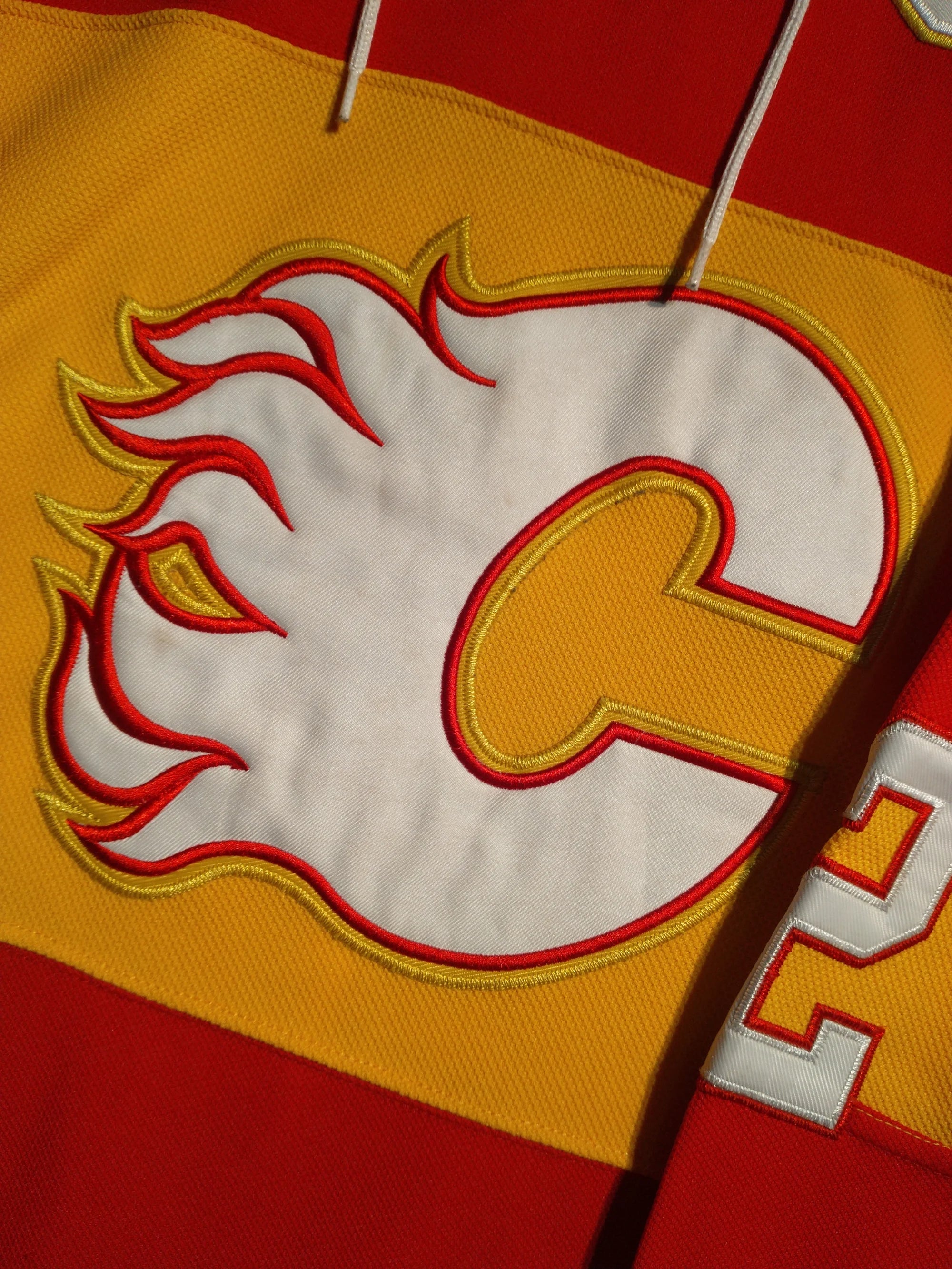 2011 Calgary Flames Jerome Iginla #12 Heritage Classic NHL Authentic CCM Ice Hockey Jersey