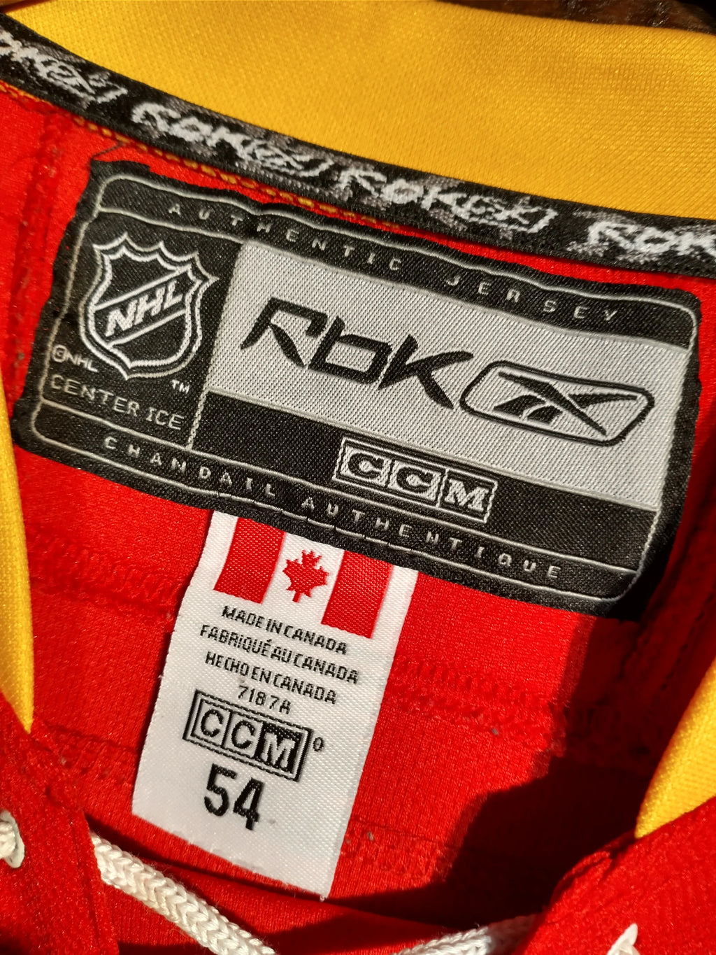 2011 Calgary Flames Jerome Iginla #12 Heritage Classic NHL Authentic CCM Ice Hockey Jersey