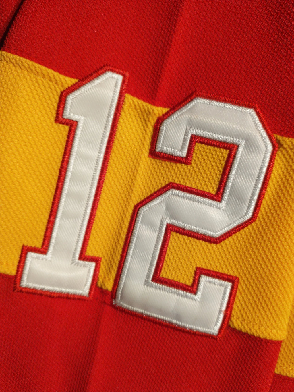 2011 Calgary Flames Jerome Iginla #12 Heritage Classic NHL Authentic CCM Ice Hockey Jersey