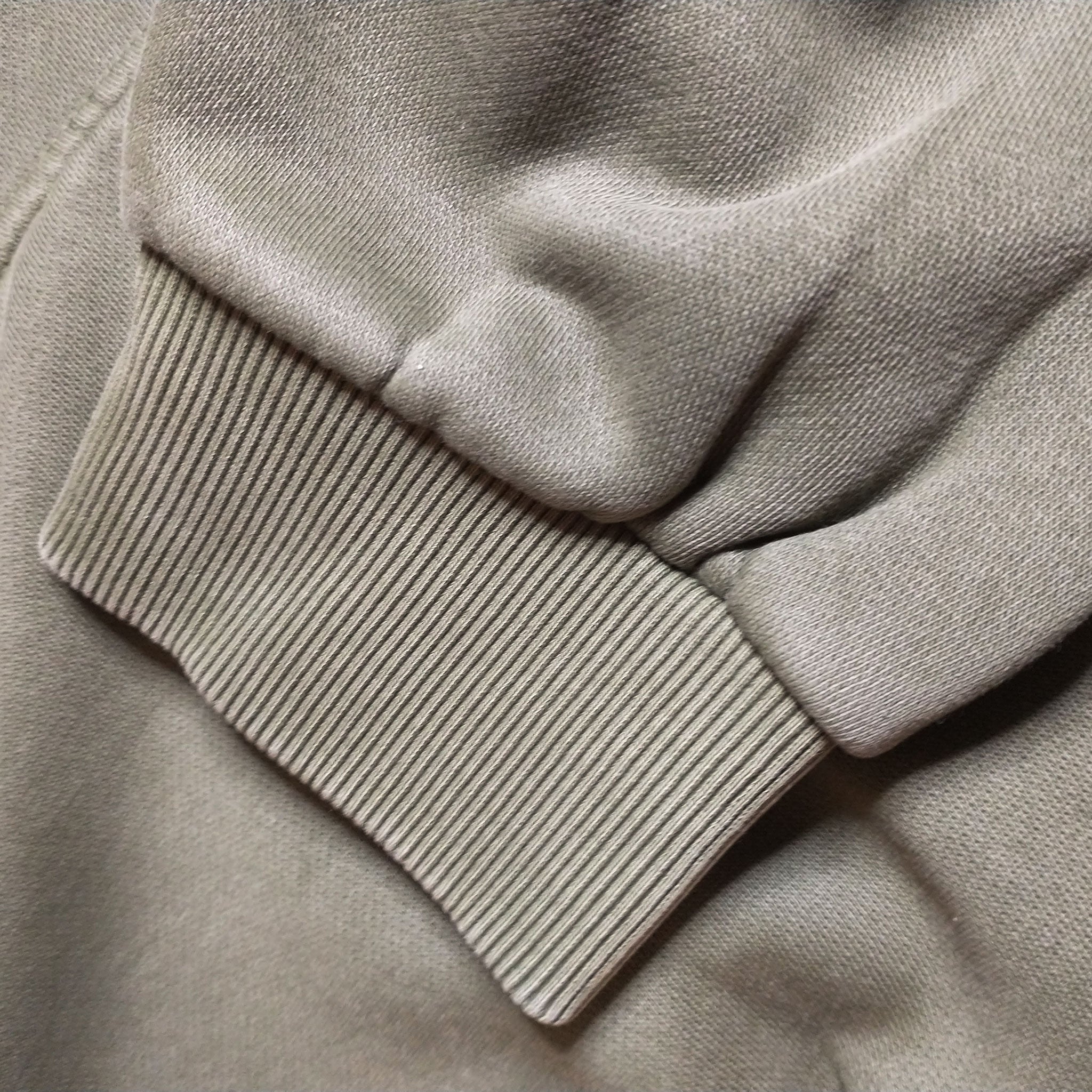 GAME-WORN® Hockey Age Washed Sideline Hoodie - Fatigue Khaki and Gold